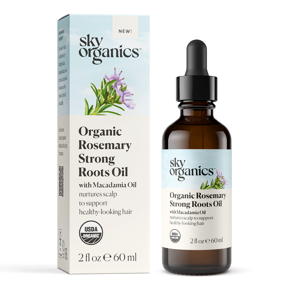 Organic Rosemary Strong Roots Oil – Sky Organics