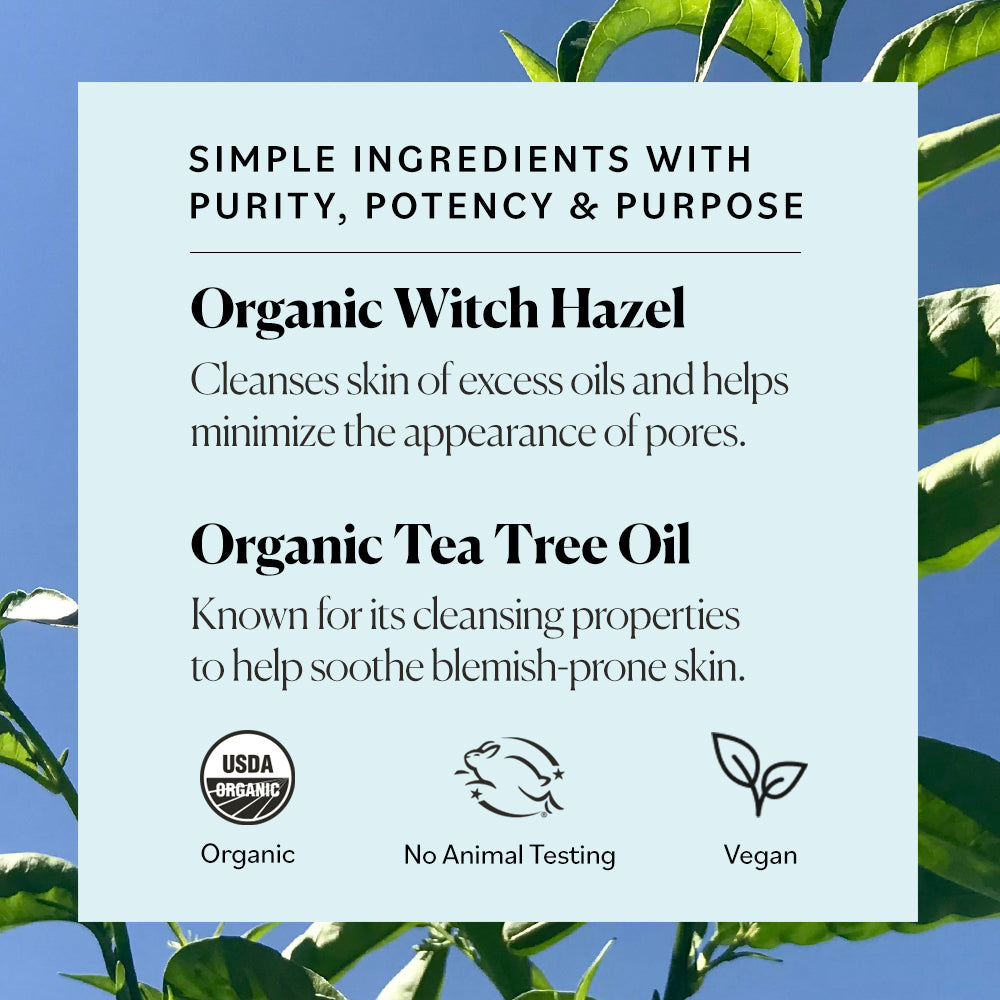 Organic Tea Tree Witch Hazel