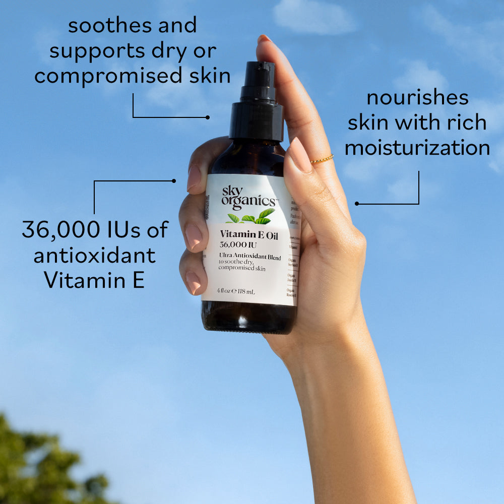 Vitamin E Oil for Skin - Sky Organics Vitamin E Oil for Skin - Sky Organics