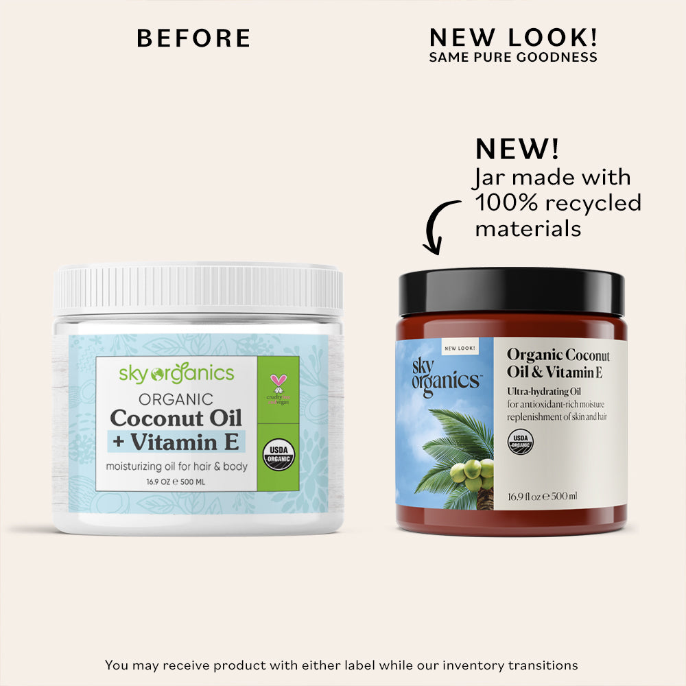 Organic Coconut Oil & Vitamin E