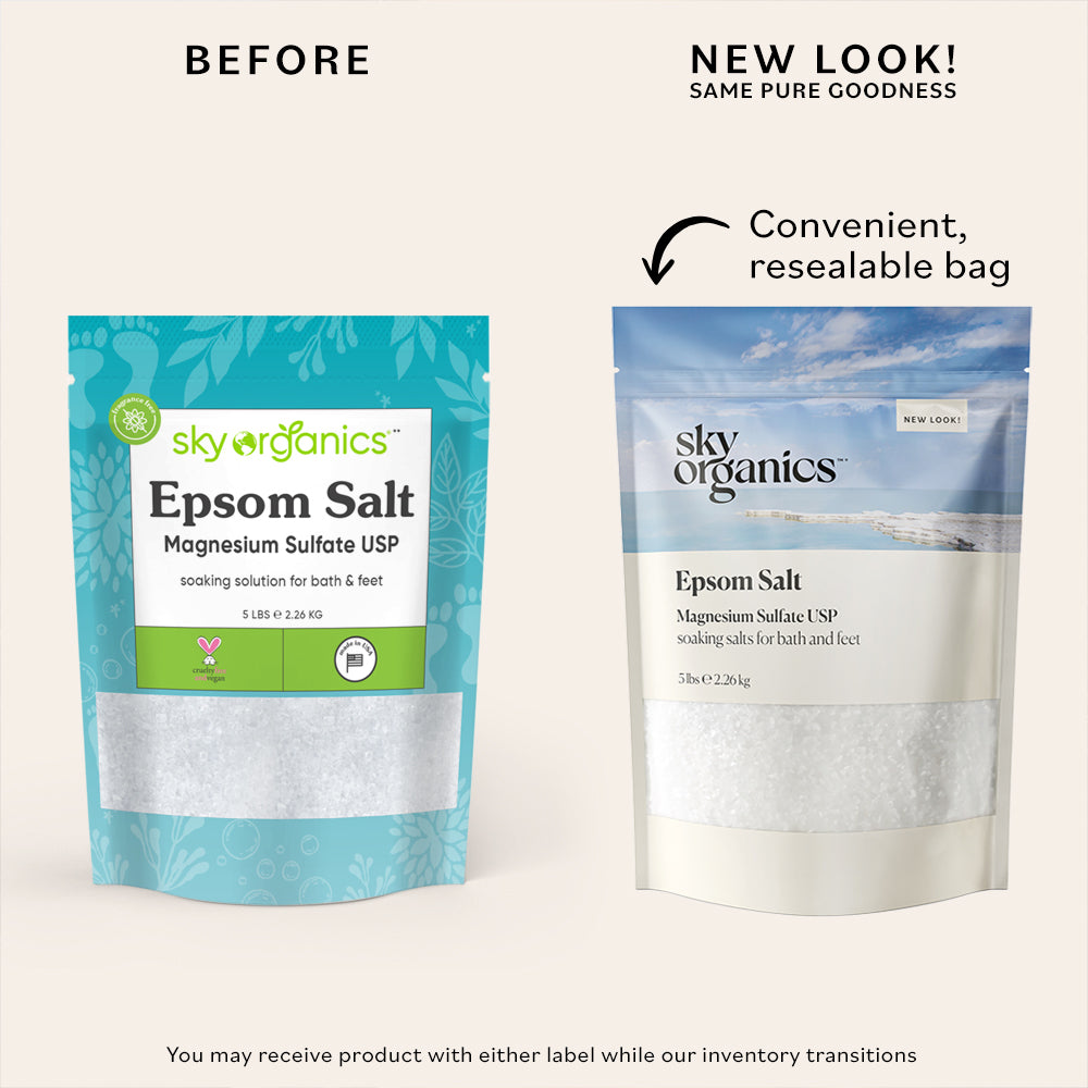 100% Pure Epsom Salt - Sky Organics