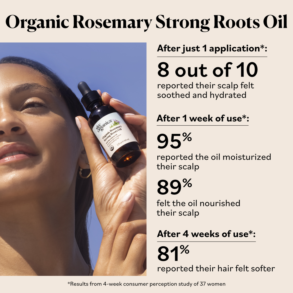 Organic Rosemary Strong Roots Oil – Sky Organics