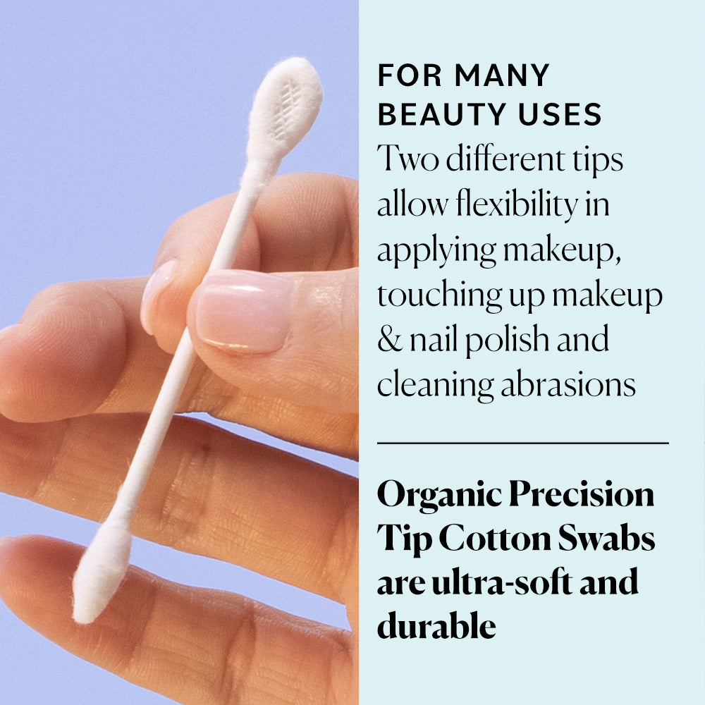 Organic Precision Tip Cotton Swabs