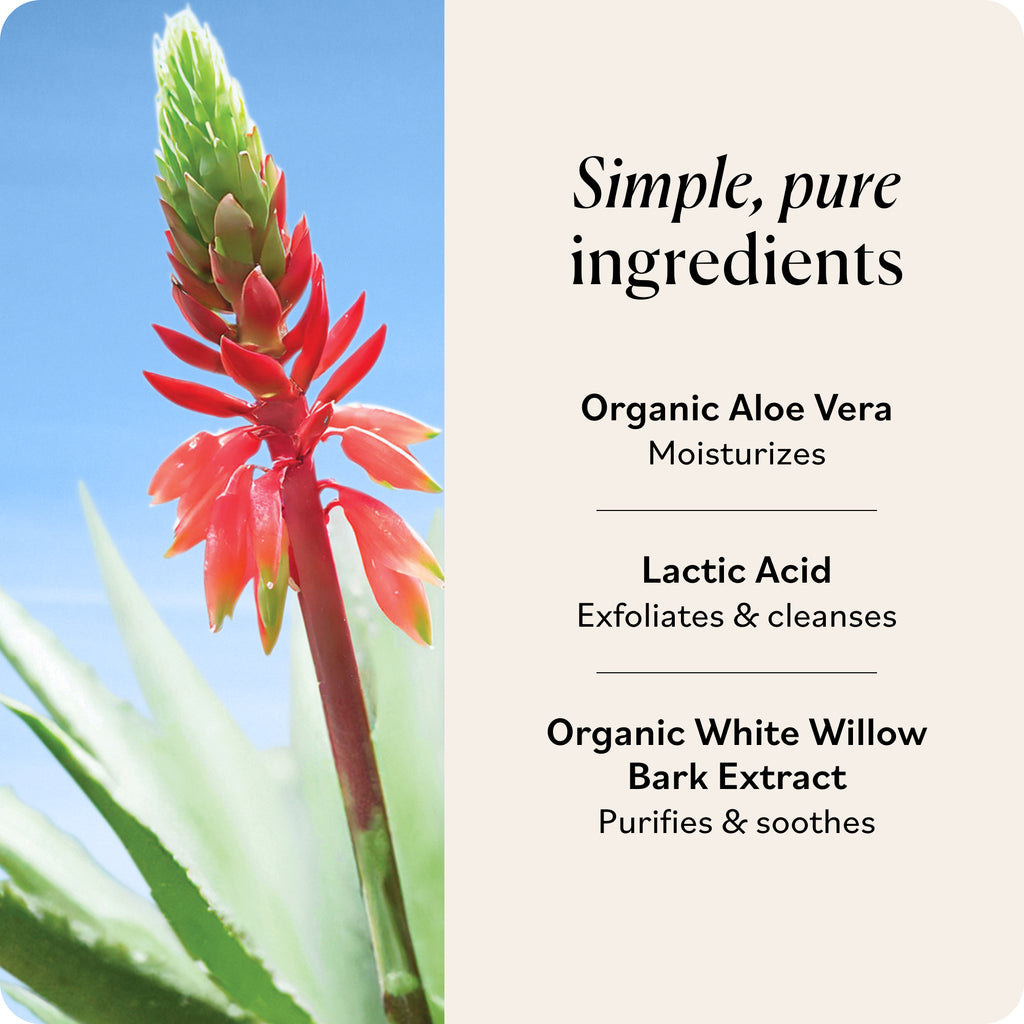 Organic Aloe Vera Glow Cleanser
