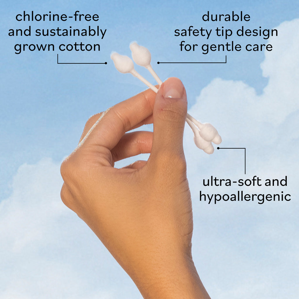 Organic Baby Cotton Swabs