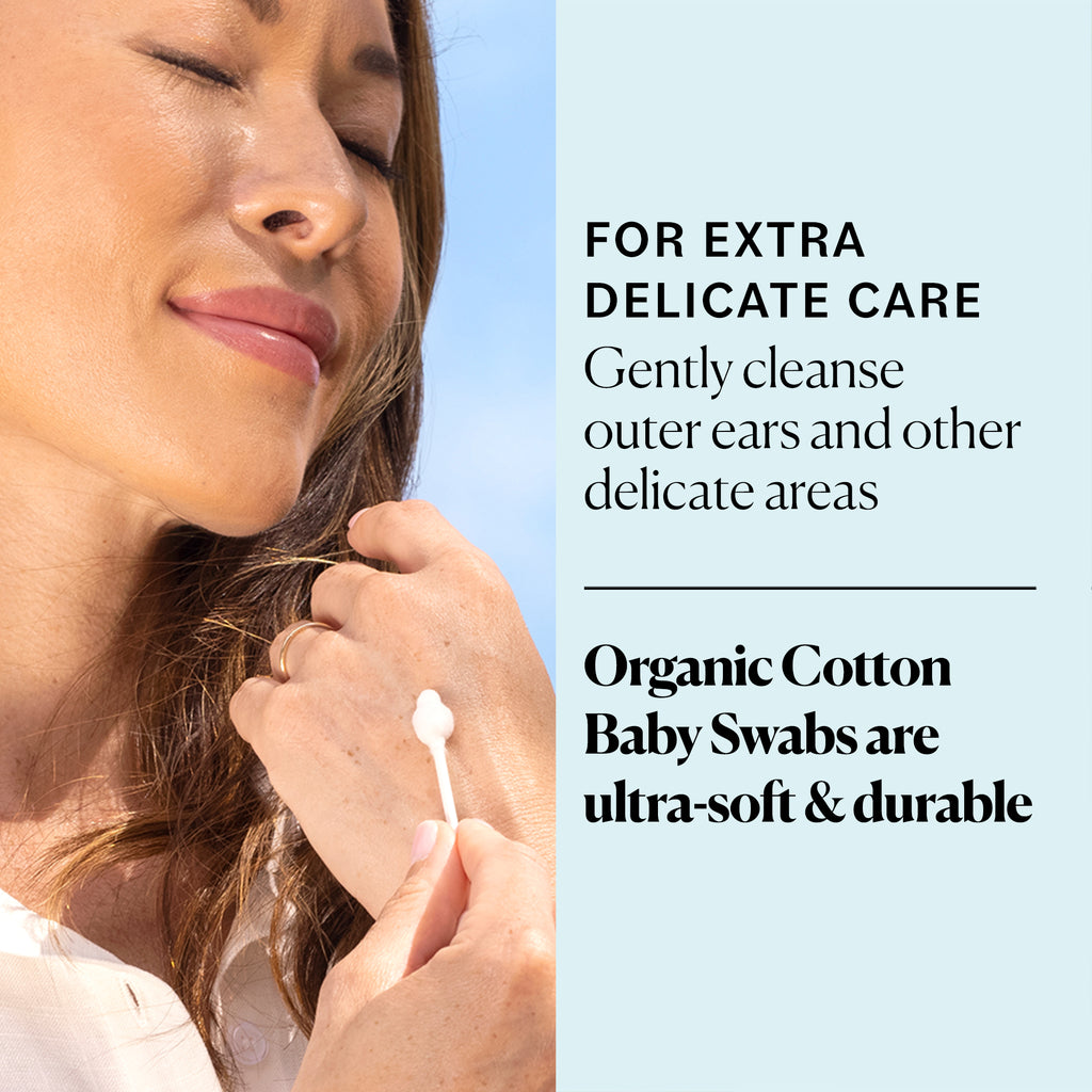 Organic Baby Cotton Swabs