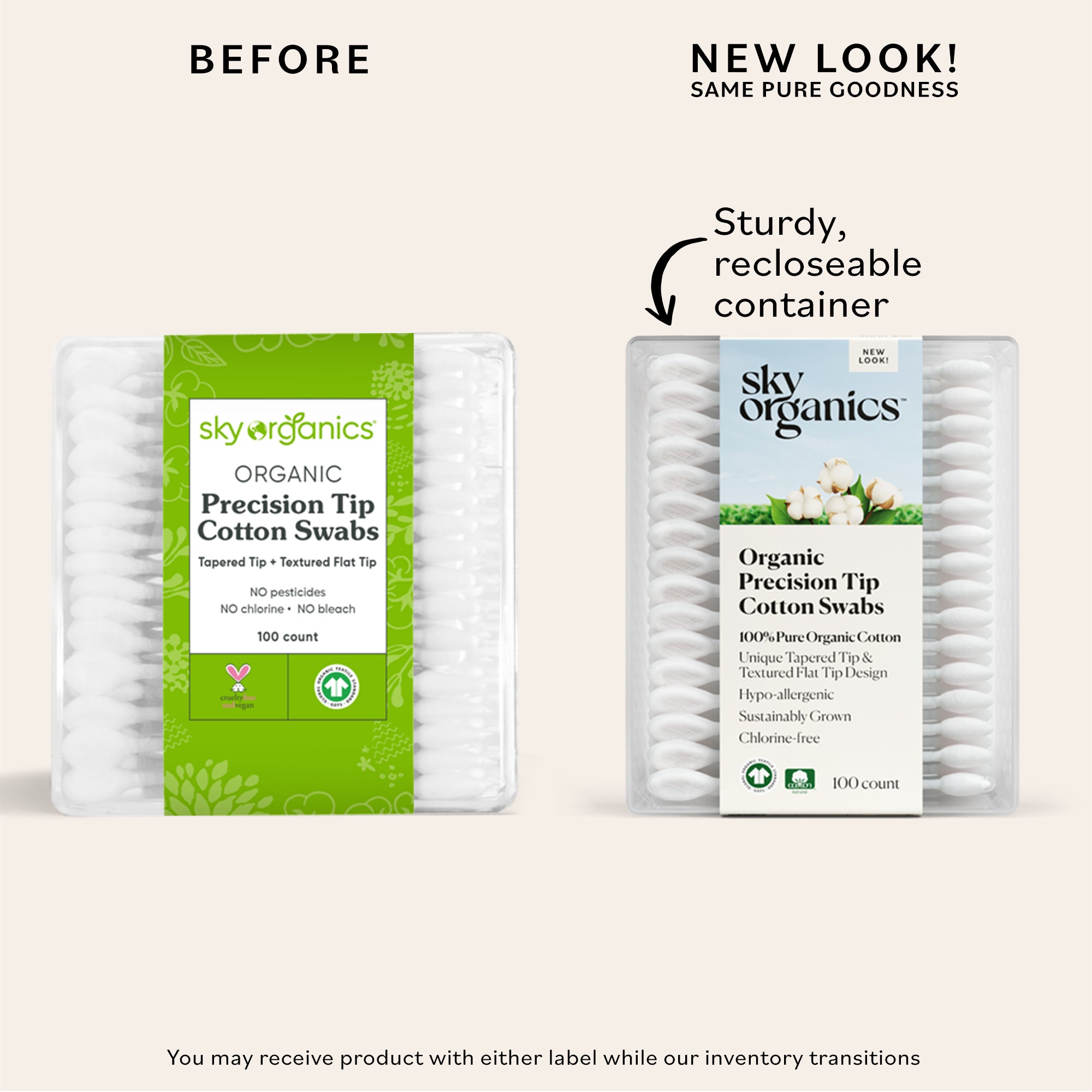 Sky Organics Cotton Swabs - Thumbnail 2