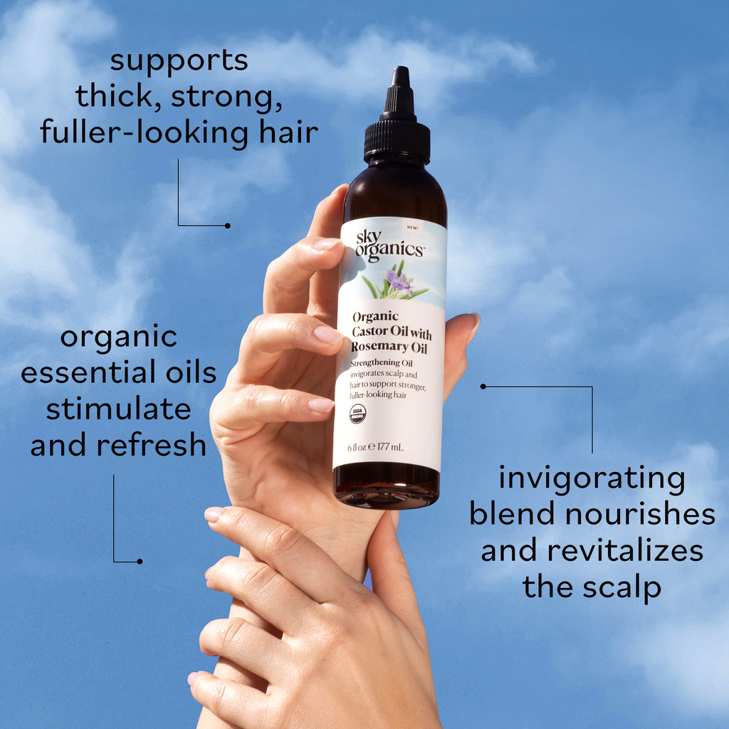 Organic Castor Oil with Rosemary Oil