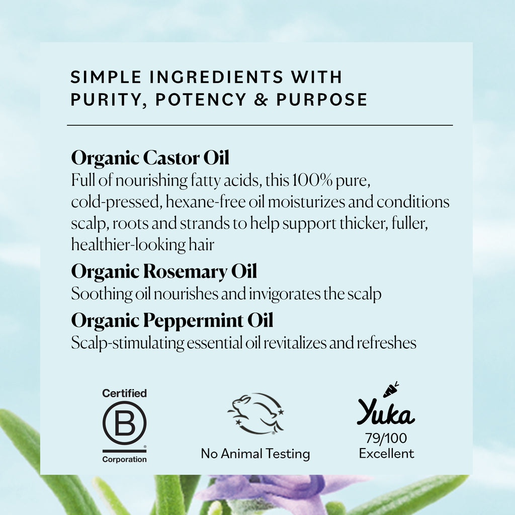 Organic Castor Oil with Rosemary Oil