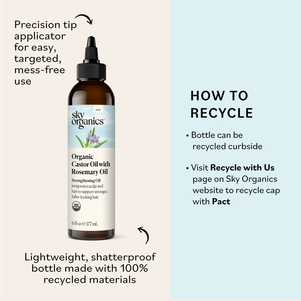 Organic Castor Oil with Rosemary Oil