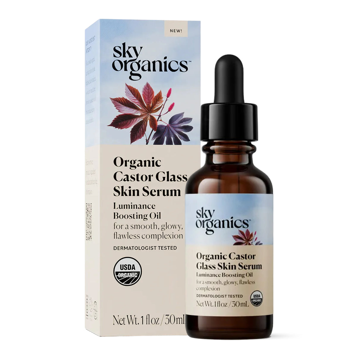 Organic Castor Glass Skin Serum