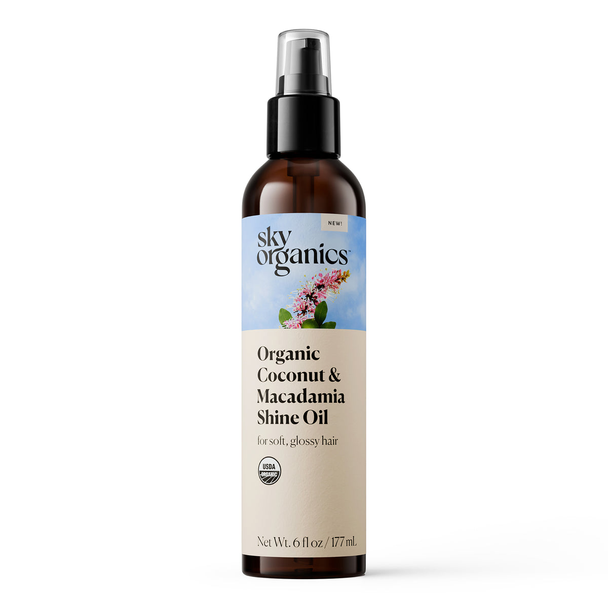 Organic Coconut & Macadamia Shine Oil