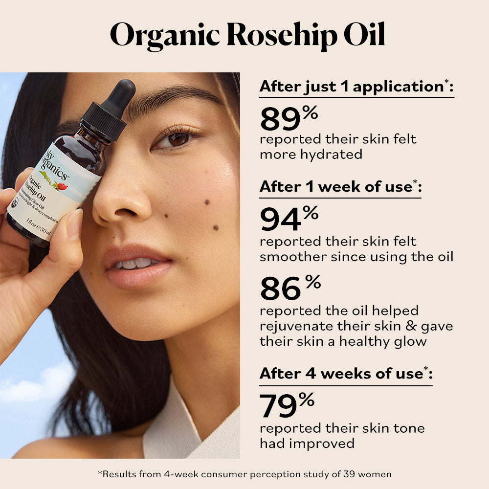 rose hip seed oil before and after Organic Rosehip Oil
