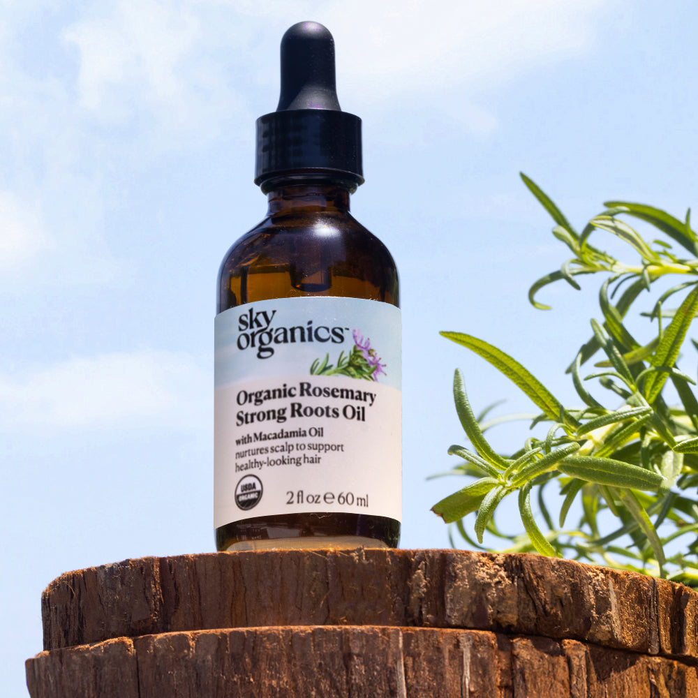 Organic Rosemary Strong Roots Oil – Sky Organics