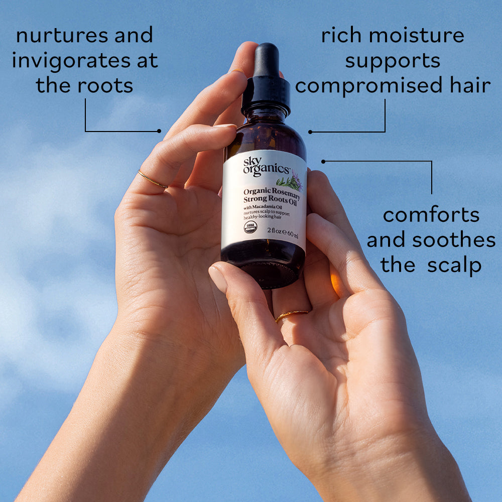 Organic Rosemary Strong Roots Oil – Sky Organics