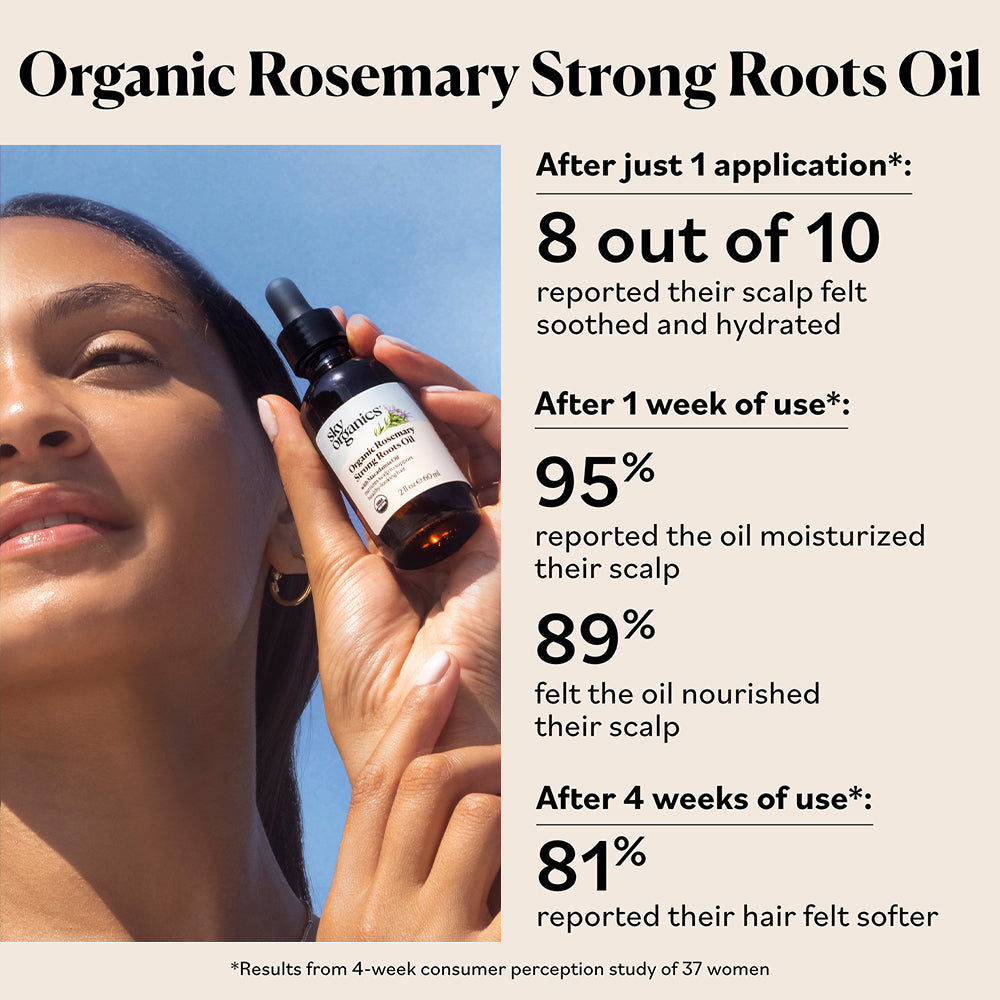 Organic Rosemary Strong Roots Oil