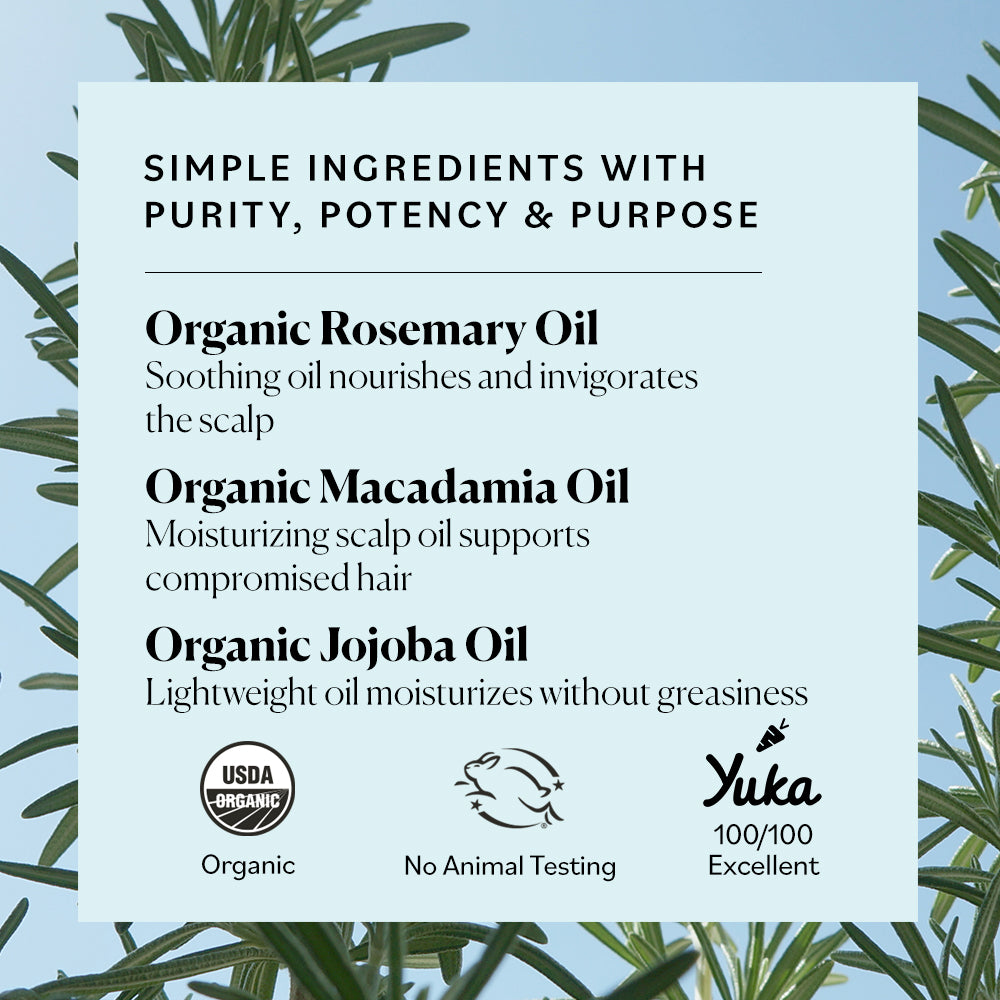 Organic Rosemary Strong Roots Oil