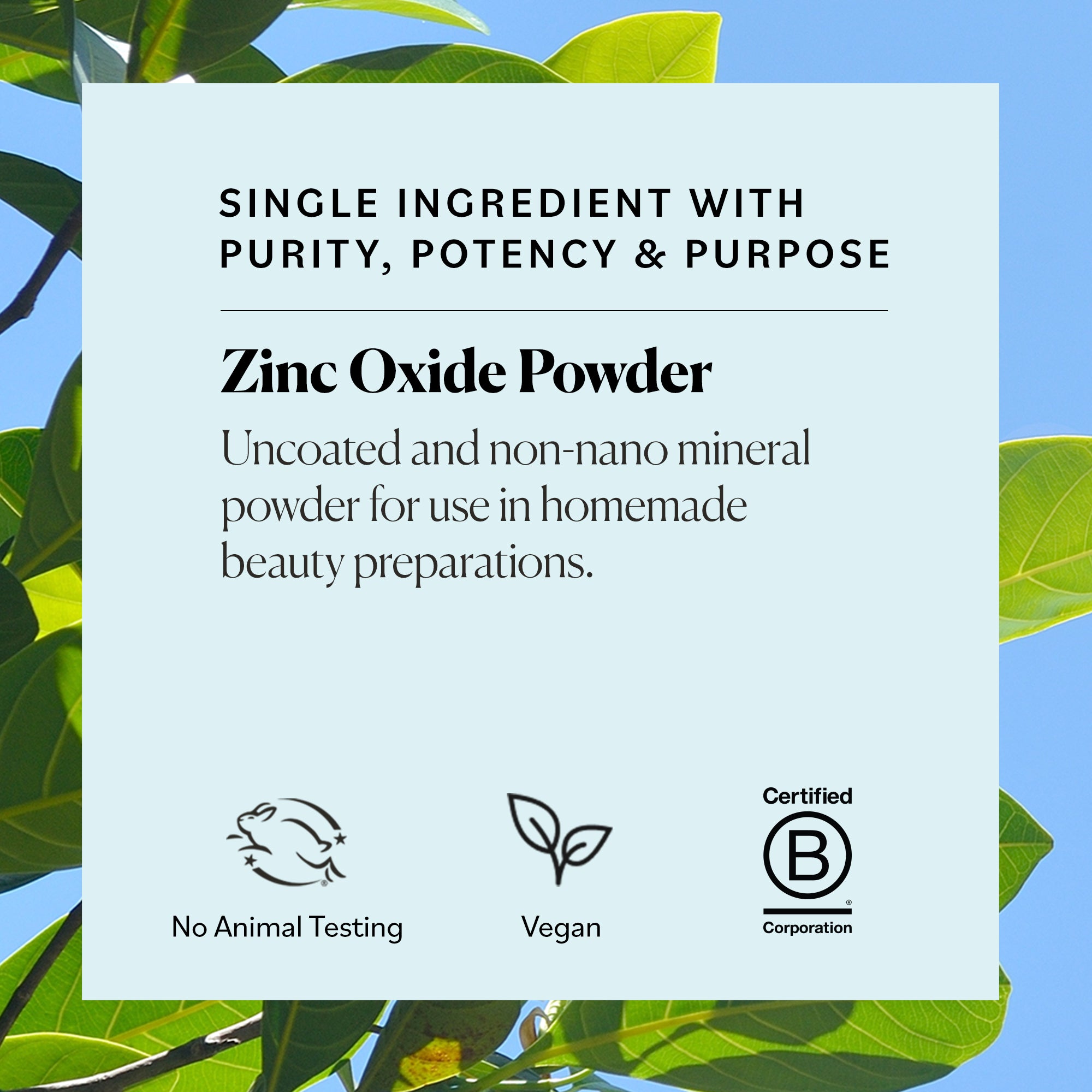 Zinc Oxide Powder – Sky Organics - Main Image