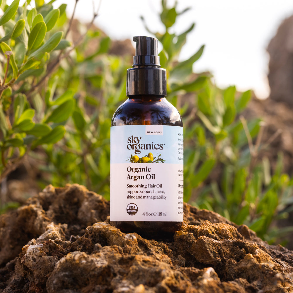 Serene Organic Argan Oil For Hair Moment in 4K Serene Organic Argan Oil For Hair Moment in 4K